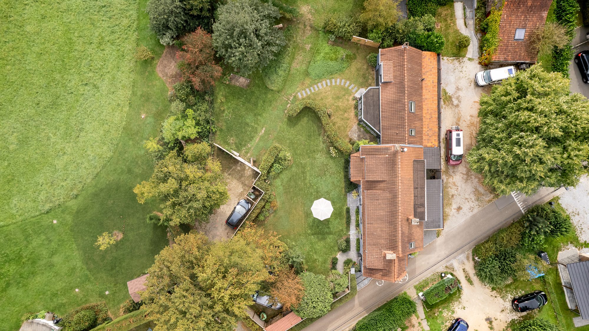 Vue aérienne par drone réalisée par AL Studio