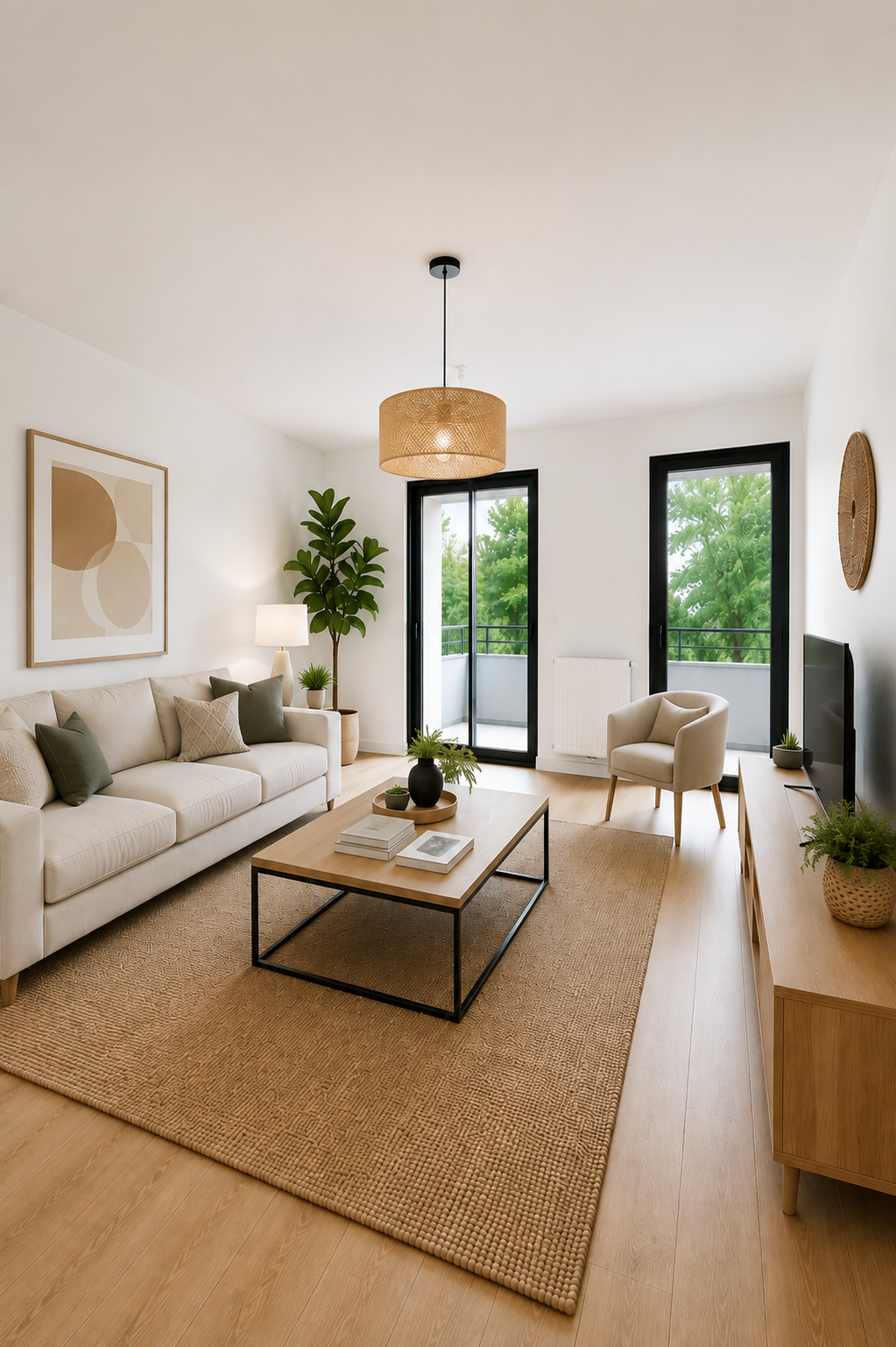 Séjour après home staging